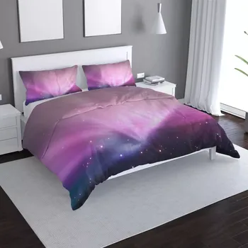 Povlečení Sablio Povlečení Fialová záře - 140x220 / 90x70