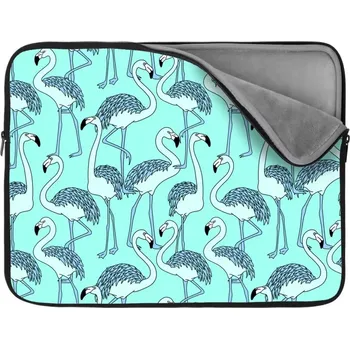 pouzdro na notebook Sablio Obal na notebook Plameňáci - 17"