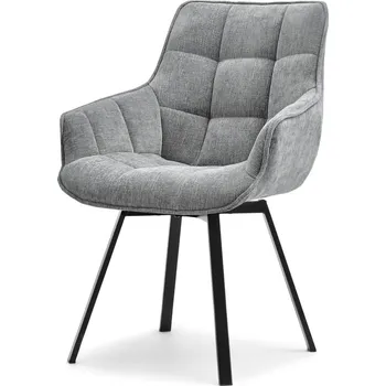 Křeslo Mebel Partner Aranbura (šedá + černá)