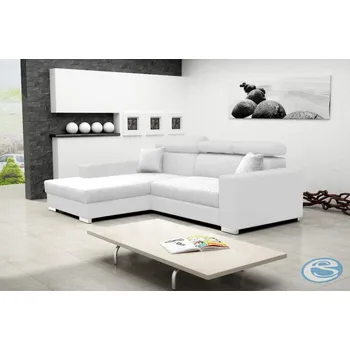 Sedací souprava Rohová sedací souprava Mexico de Lux bílá