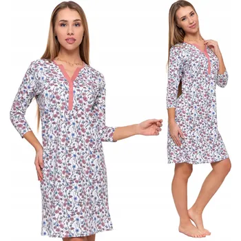 Dámská noční košile Košile Moraj s noční noční 3/4 košile nad kolena, velikost L