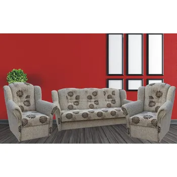 Sedací souprava FALCO Sedací souprava Krista 3+1+1 béžový květ