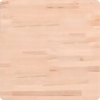 Jídelní stůl Kulatá Deska Stolu z Masivního Bukového Dřeva 50x50x1,5 cm