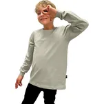 Dětské triko, dlouhý rukáv, olivové