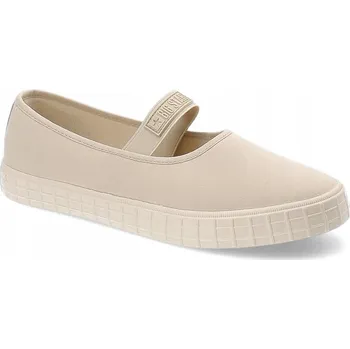 Dámské tenisky Dámské tenisky baleríny Big Star NN274602 béžové s gumičkou, velikost 36