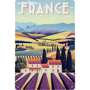 Obraz Plakát Kovová dekorativní cedule retro vintage FRANCE