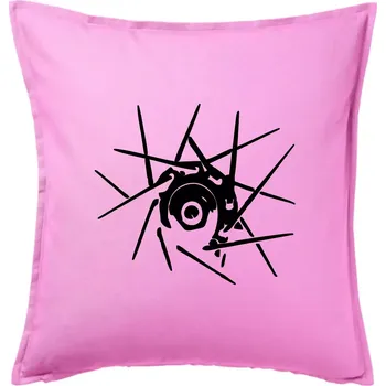 Polštář Cyclo výplet - Polštář 50x50 - 50x50 - Pouze potah ( Růžová )