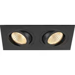 Kvadratické bodové svítidlo SLV černé