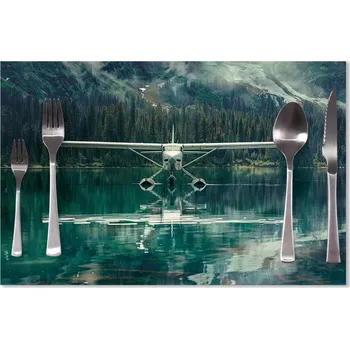 prostírání Sablio Prostírání Hydroplán na horském jezeře: 40x30cm