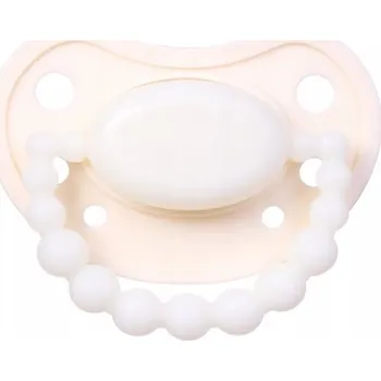 dudlíky LUU Ortodontický uklidňující Dudlík symetrický 3m+ Night Cream Glow