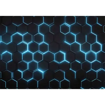 Fototapeta FOTOTAPETA PRO CHLAPCE HEXAGONY 3D GAMING TAPETA DO POKOJE DĚTÍ 350x250