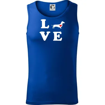 Jezevčík - Love - Tílko pánské Core - S ( Královská modrá )
