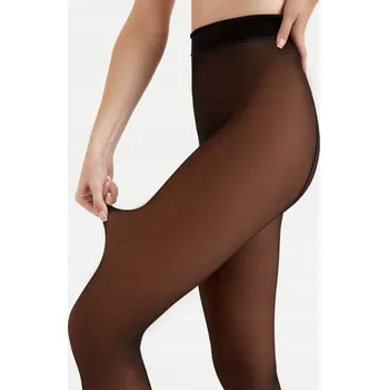 Dámské punčochy Hladké Punčocháče PREDA 380 DEN, černé/béžové, velikost L/XL