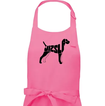 Kuchyňská zástěra Maďarský ohař - Pánská zástěra na vaření - Univerzální velikost ( Růžová )
