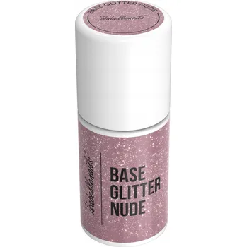Lak na nehty GLITROVÁ HYBRIDNÍ BÁZE NUDE ISABELLENAILS 7 ML GUMMY BASE KAUČUKOVÁ