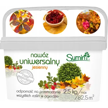 Hnojivo Vícesložkové hnojivo Sumin granulát 2,5 kg 3 l