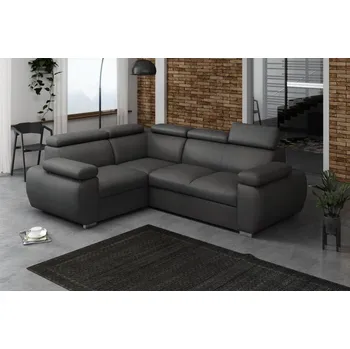 Sedací souprava FALCO Rohová sedací souprava Brooklyn I levá tmavě šedá