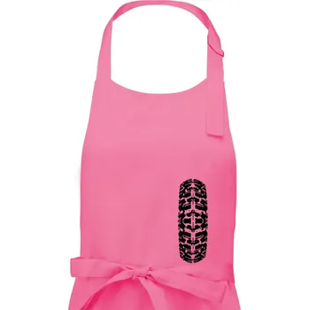 Kuchyňská zástěra Enduro / cross pneumatika - Pánská zástěra na vaření - Univerzální velikost ( Růžová )