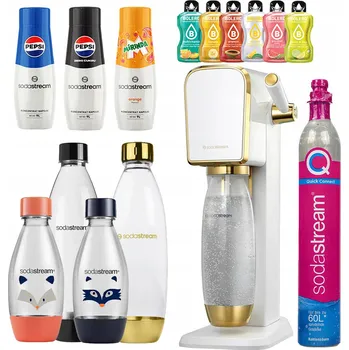 Výrobník sody Rodinná sada Výrobník Sody Sodastream Art SE + 3 sirupy