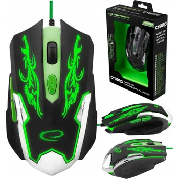 Myš MYŠ HERNÍ pro hráče DRÁTOVÁ MYŠ CYBORG AŽ 2400 DPI 6D OPTICKÁ