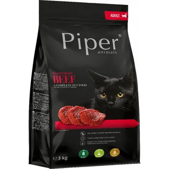 Krmivo pro kočku Piper Animals suché Krmivo pro kočky s hovězím masem 3 kg