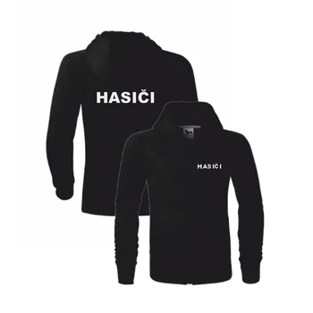 Chlapecká mikina Černá dětská mikina pro hasiče