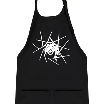 Kuchyňská zástěra Cyclo výplet - Dětská zástěra na vaření - Univerzální velikost ( Černá )