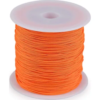 Hobby drát Šňůrka PES Ø0,8 mm Varianta: 16 oranžová, Balení: 1 ks