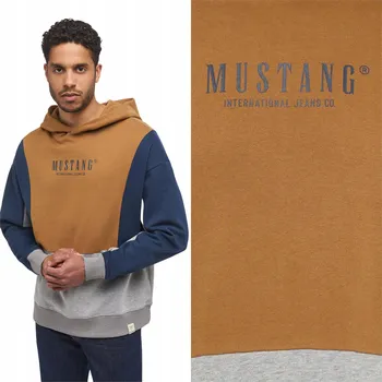 Pánská mikina Mustang Bennet Color M Pánská mikina bez zipu