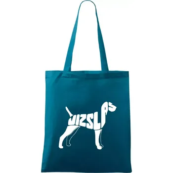 Nákupní taška Maďarský ohař - Taška bavlněná - 42 x 38 cm ( Petrolejová )