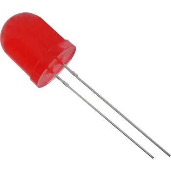 Dioda TRU COMPONENTS 1573763 LED s vývody červená kulatý 10 mm 550 mcd 50 ° 20 mA 2.1 V