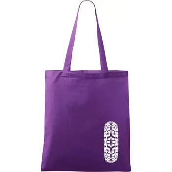 Enduro / cross pneumatika - Taška bavlněná - 42 x 38 cm ( Fialová )