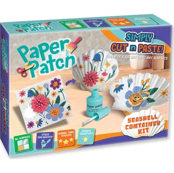 kreativní sada Kreativní sada pro děti na decoupage Strigo ,,Paper Patch" Mušle