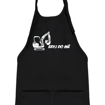 Kuchyňská zástěra Neryj do mě - Dětská zástěra na vaření - Univerzální velikost ( Černá )