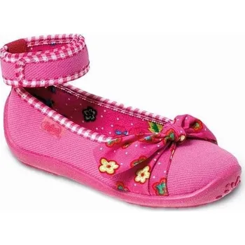 Dívčí bačkory Befado balerínky textilní, velikost 27