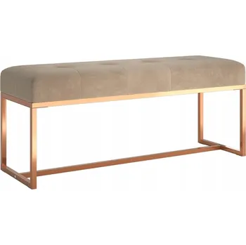 Zahradní lavice Multifunkční lavice sametová béžová 110x36x45 cm