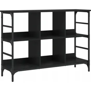 Komoda Klasická skříňka z dřevotřísky, černá, 102x32x73,5 cm