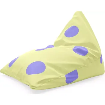 Sedací pytel Sablio Sedací vak Triangl Fialové tečky: 120 x 100 x 100 cm
