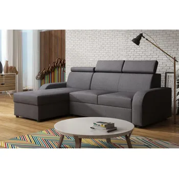 Sedací souprava FALCO Rohová sedací souprava Oslo UNI tmavě šedá