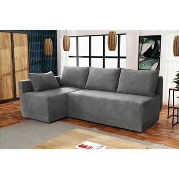 Sedací souprava FALCO Rohová sedací souprava Nestor Premium levá tmavě šedá