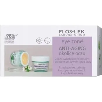 Péče o oční okolí FLOS-LEK sada Anti-aging gel + krém na oční okolí