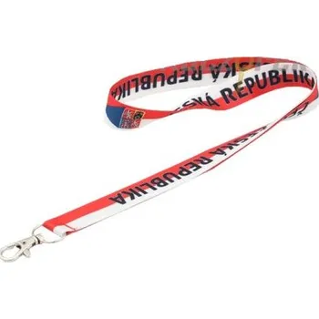 Popruh na krk 20mm Česká Republika