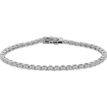 Náramek Honosný tenisový náramek s lab-grown brilianty, bílé zlato 14K IZLG1504A + dárkové balení LUXUS zdarma