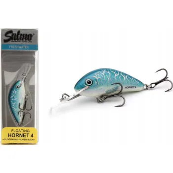 Nástraha Wobler SALMO Hornet 5 cm Holografický Super Bleak