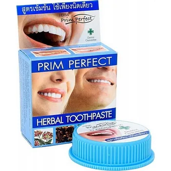 zubní pasta Zubní Pasta Bez Sulfátů Prim Perfect Herbal Přírodní Bělení Zubů 25g