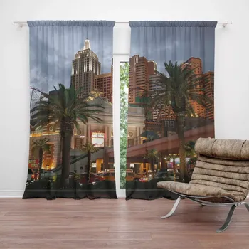 Závěs Sablio Závěs Las Vegas 4: 2ks 140x250cm