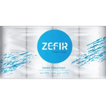 Toaletní papír Suchý toaletní papír bez vůně Zefir 8 ks