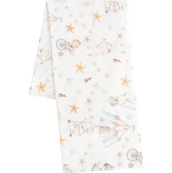 Plena NEW BABY Flanelová plena s potiskem 70 x 80 cm New Baby Circus