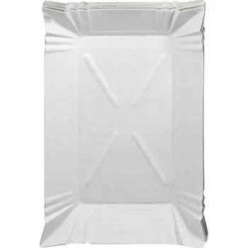 Jednorázové nádobí Podnos Clarina papírový 14x20 cm 100 ks