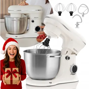 Kuchyňský robot Planetární kuchyňský robot ZEEGMA Planeet Trio Krémový 1500W